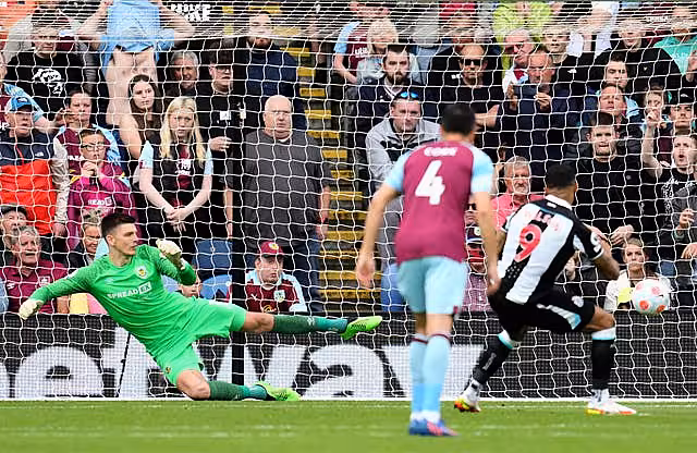 Callum Wilson opens the scoring from the penalty spot