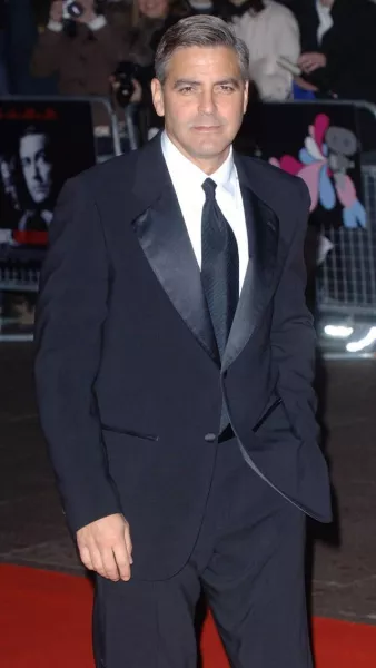 Writer, director and star of the film George Clooney arrives for the gala screening of ‘Good Night And Good Luck’, on the closing night of the Times BFI London Film Festival