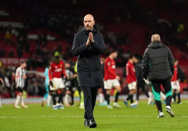 Erik ten Hag's side have dropped off markedly since winning the Carabao Cup in February
