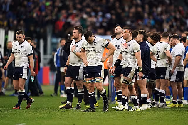 Scotland were humbled in Rome