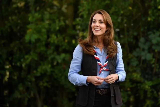 Duchess of Cambridge visits Scouts