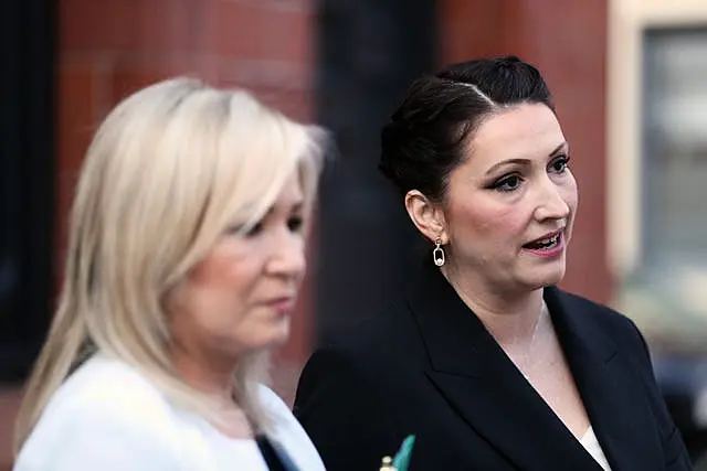 First Minister Michelle O’Neill (left) and deputy First Minister Emma Little-Pengelly