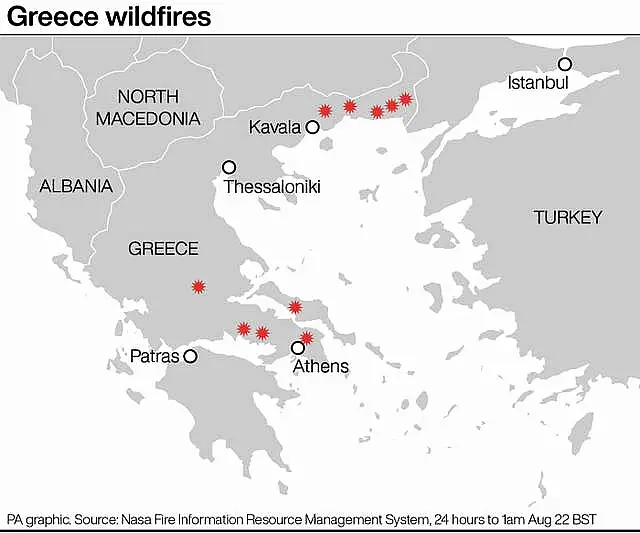 EUROPE Wildfires