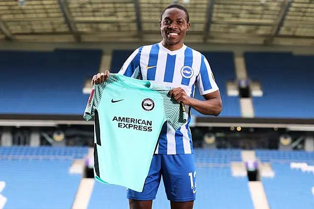 Brighton's Enock Mwepu