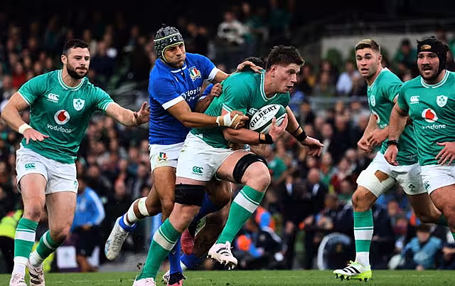 Ireland lock Joe McCarthy is preparing to make only his second international start