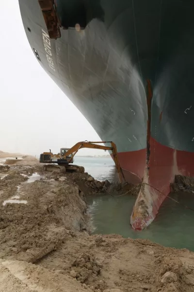 Ever Given cargo ship blocks Suez Canal