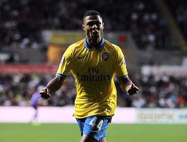 Serge Gnabry scored his only Premier League goal against Swansea in September 2013