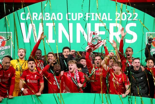 Liverpool lift the Carabao Cup