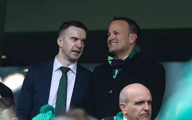 Leo Varadkar and Matt Barrett