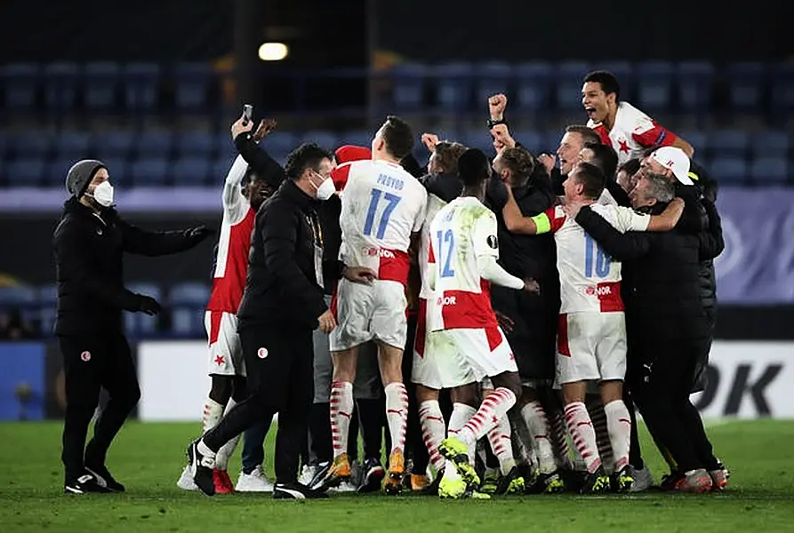 Slavia Prague's Abdallah Sima seals Leicester's Europa League exit