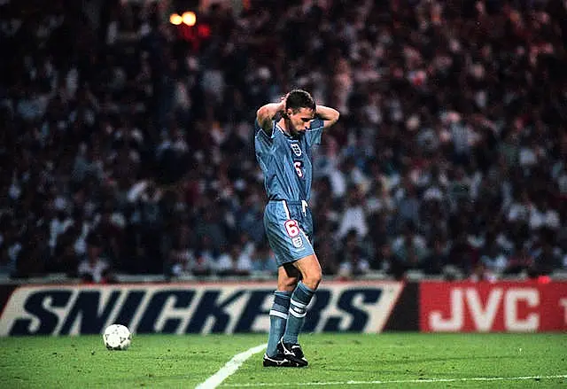 Gareth Southgate missed the decisive penalty during England's semi-final shoot-out loss to Germany at Euro 96