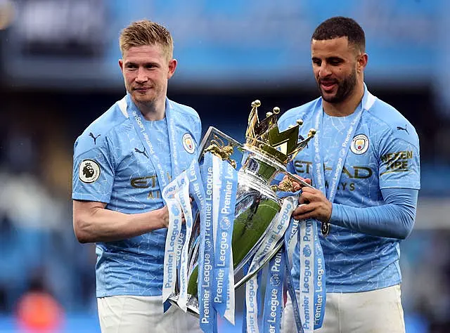 Kevin De Bruyne and Kyle Walker