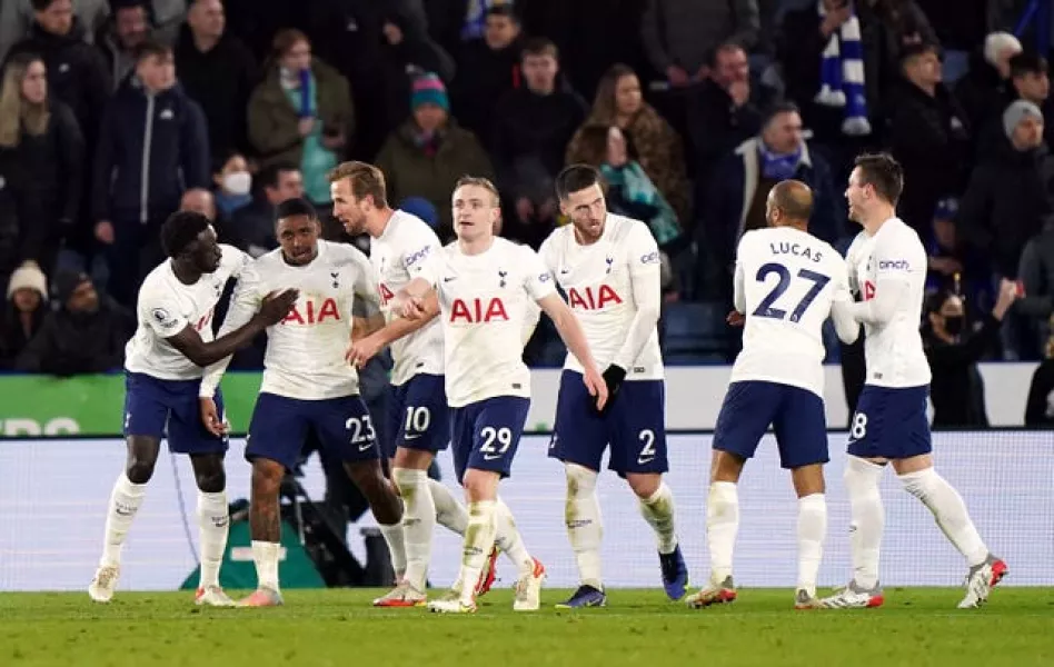 Tottenham celebrate