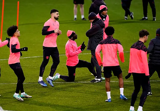 Manchester City training