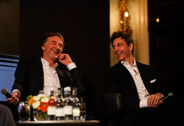 Sir Jim Ratcliffe and Toto Wolff 