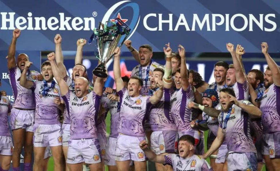 Exeter are the Champions Cup holders