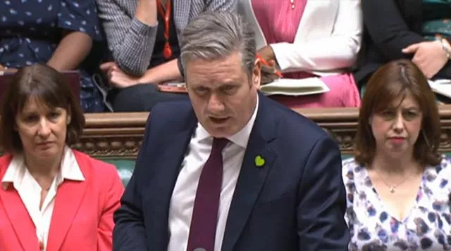 Keir Starmer during Prime Minister’s Questions