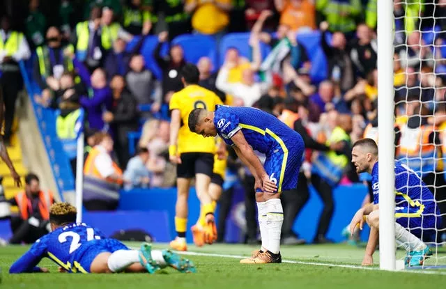 Chelsea let slip a two-goal lead 