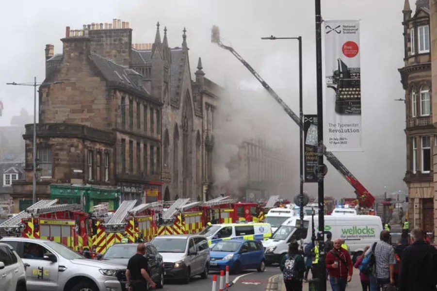 Edinburgh city fire