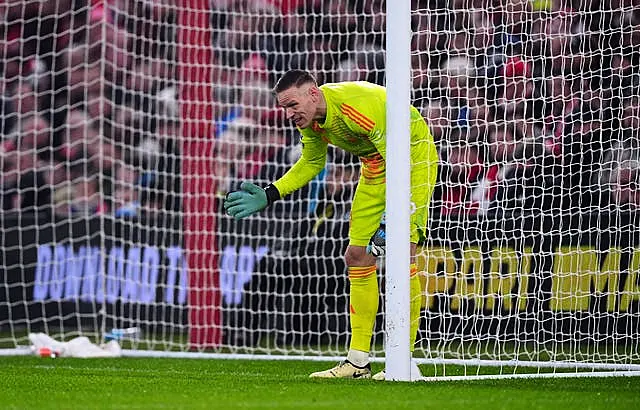 Nottingham Forest goalkeeper Matz Sels