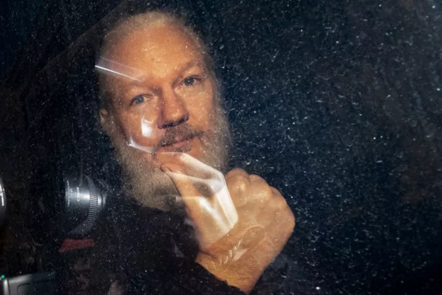 Julian Assange (Vctoria Jones/PA)