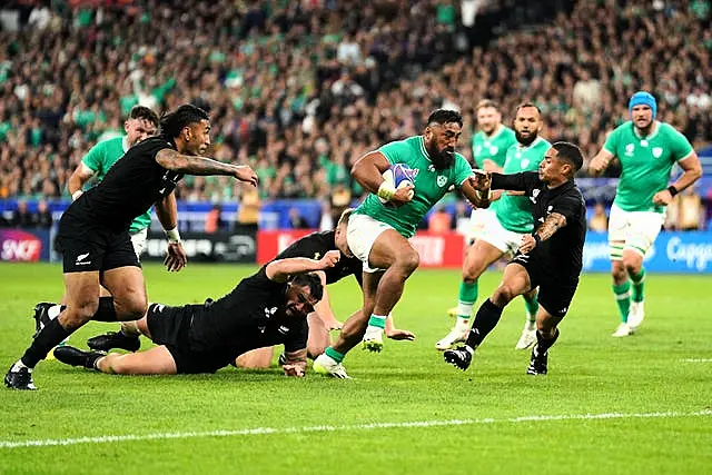 Bundee Aki scored five tries in France