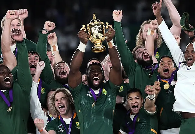 Kolisi lifted the Webb Ellis Trophy four years ago 