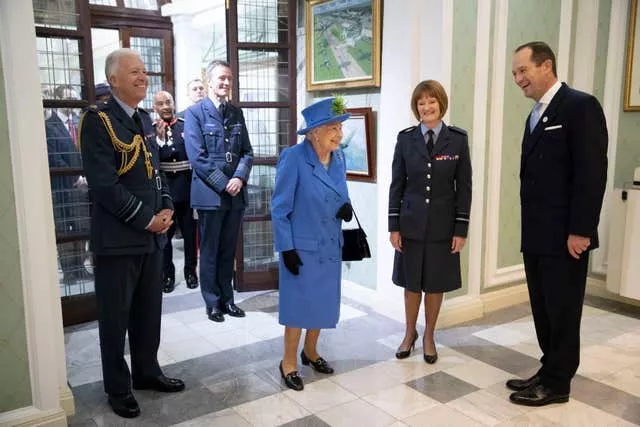 Royal visit to Royal Air Force Club