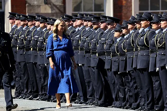 Gardai parade