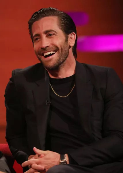 Jake Gyllenhaal during the filming for the Graham Norton Show at BBC Studioworks 6 Television Centre, Wood Lane, London, to be aired on BBC One on Friday evening.
