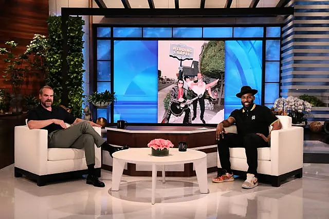 David Harbour on the Ellen DeGeneres Show