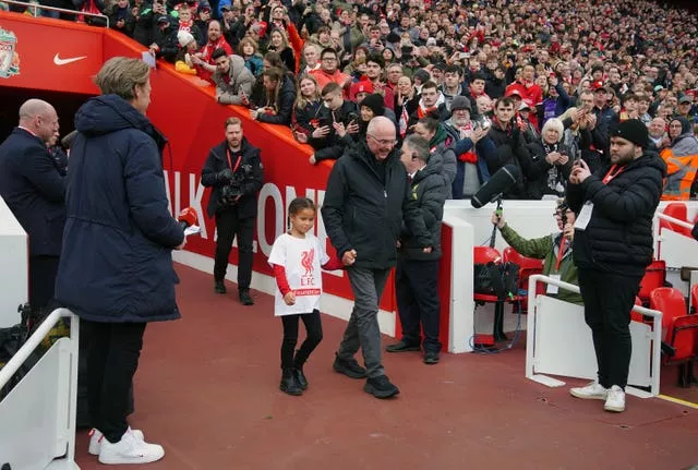 Sven-Goran Eriksson walks out of the dugout at Anfield