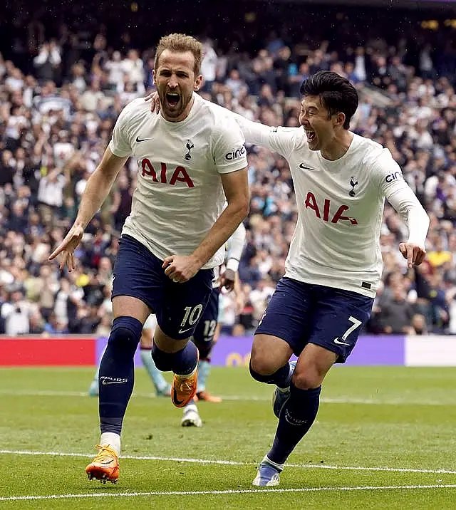 Tottenham’s Harry Kane and Son Heung-min are back in goalscoring form