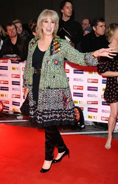 Joanna Lumley arrives for the Daily Mirror’s Pride of Britain awards 2009