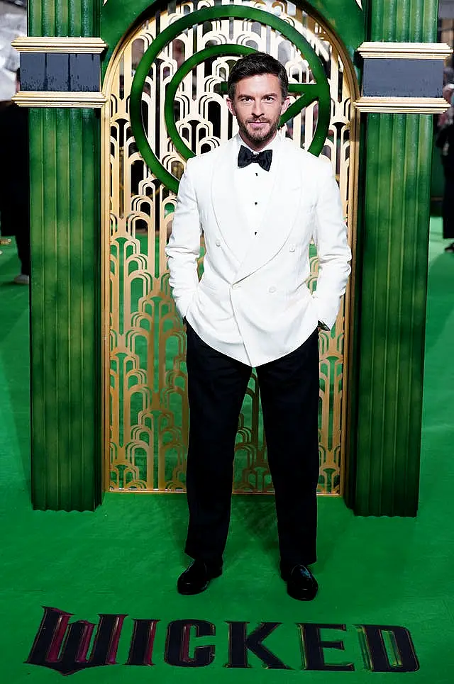 Jonathan Bailey arriving for the UK premiere of Wicked at the Royal Festival Hall, Southbank Centre in London