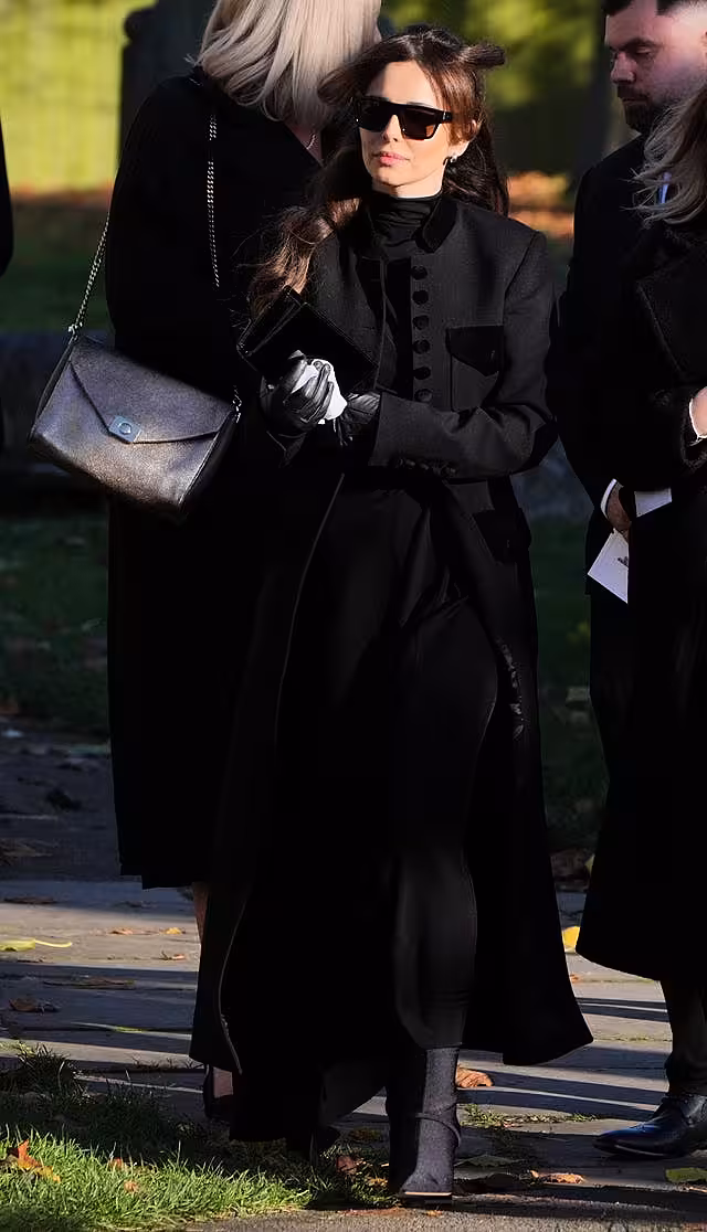 Cheryl Tweedy, the former partner of One Direction singer Liam Payne, after his funeral service 