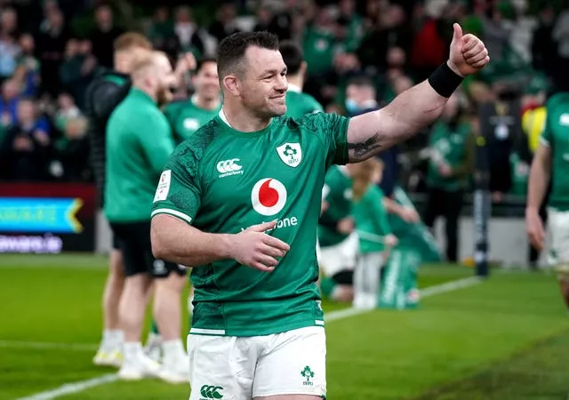 Cian Healy, pictured, moved level with Rory Best as Ireland's third most capped player during Saturday's World Cup win over Italy by making his 124th Test appearance