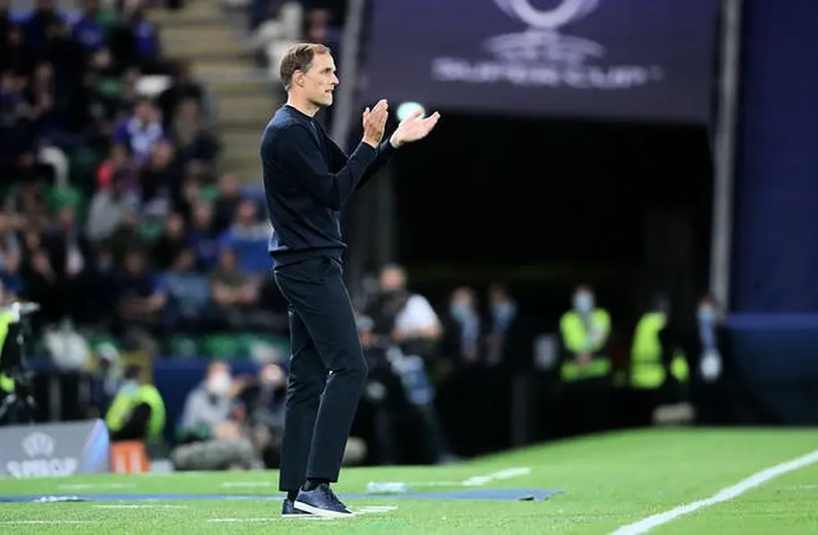 Thomas Tuchel on the touchline