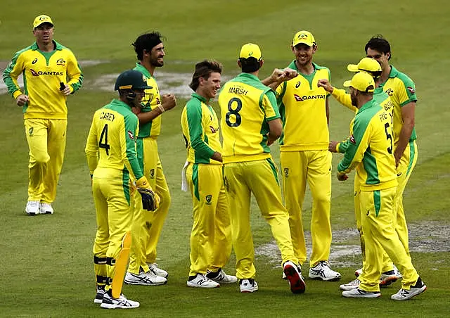 Australia against England at Old Trafford 