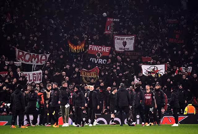 AC Milan celebrate