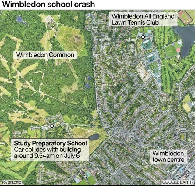 Wimbledon school crash