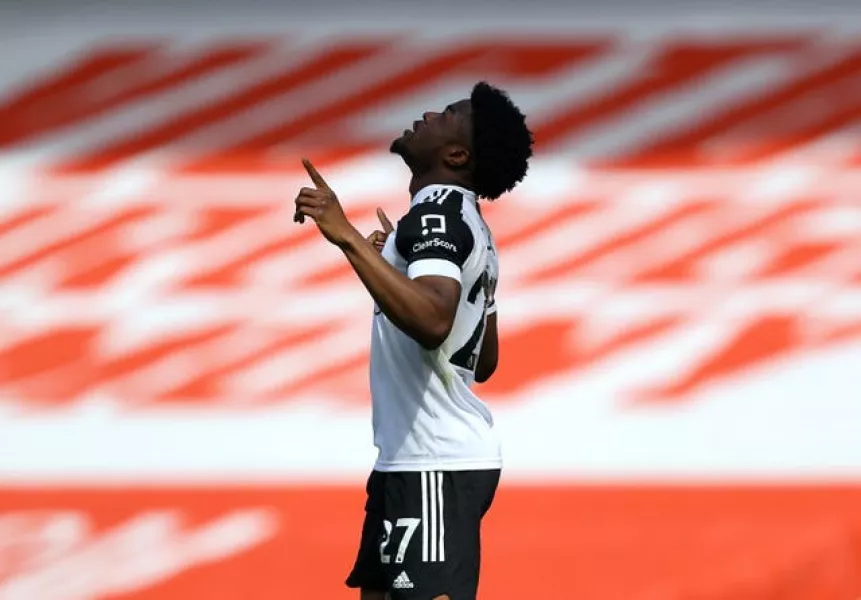 Fulham's Josh Maja celebrates 