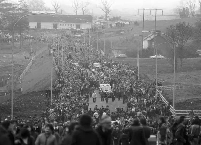 Bobby Sands funeral 