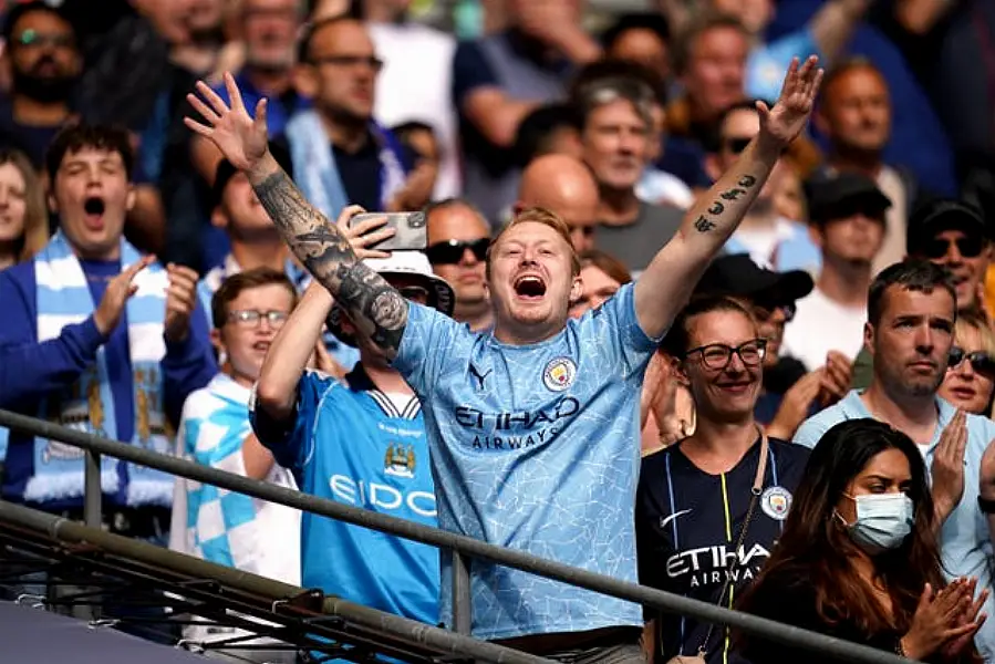 Fans are set to return to Premier League grounds following the easing of coronavirus restrictions (Nick Potts/PA).