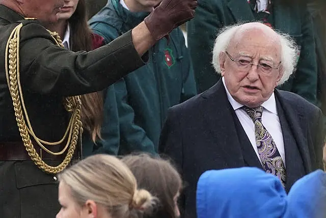 President Michael D Higgins