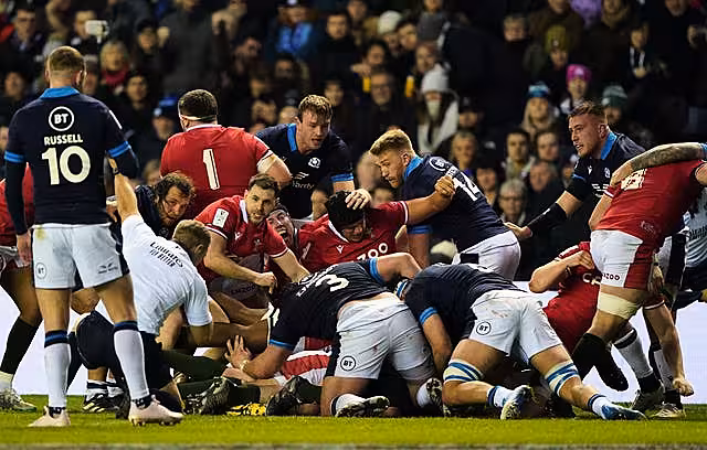 Ken Owens scored Wales' only try