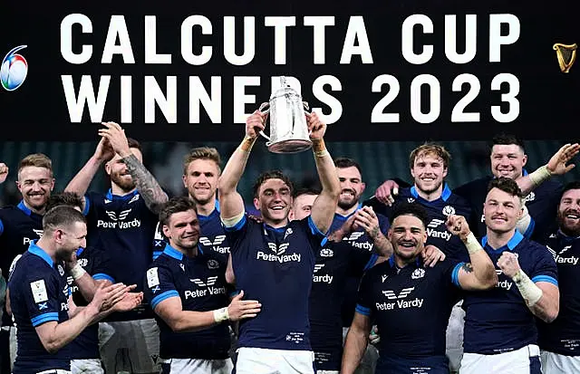 Scotland began the 2023 Guinness Six Nations by lifting the Calcutta Cup following victory over England at Twickenham