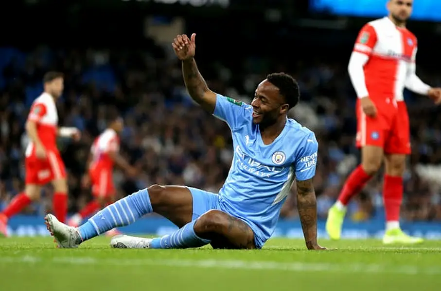 Sterling has found opportunities limited so far this season