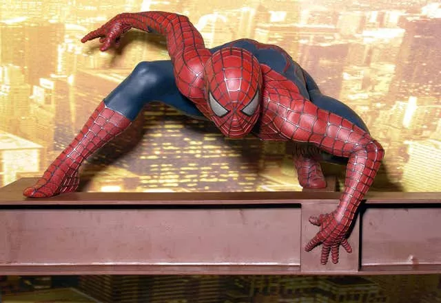 A waxwork of Spiderman at Madame Tussauds in London (PA)