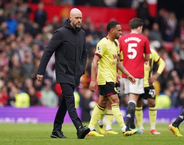 Pressure is mounting on manager Erik ten Hag